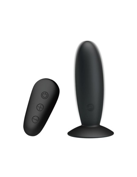 Plug Anal con Vibracion y Control Remoto USB