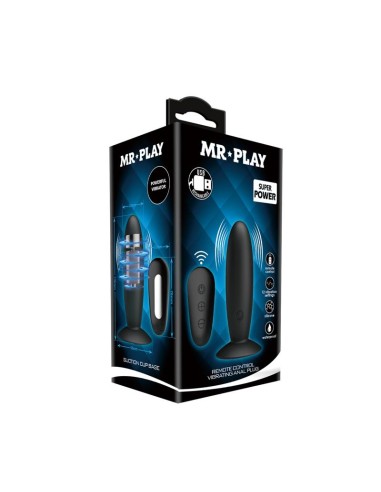 Plug Anal con Vibracion y Control Remoto USB