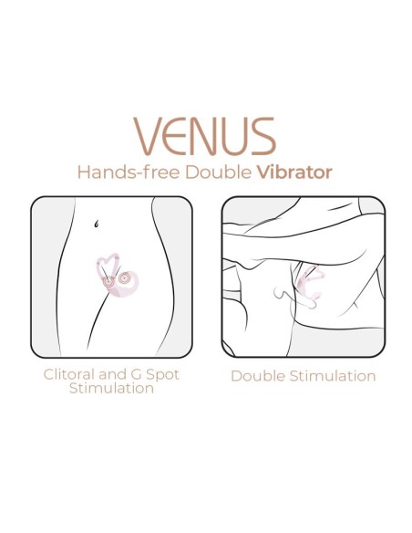 Vibrador Doble Venus con APP