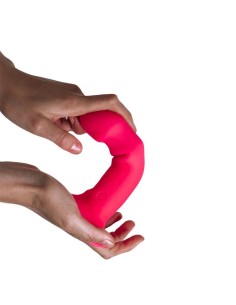Dildo Doble Densidad Vibracion Hitsens 2 M Rosa 2