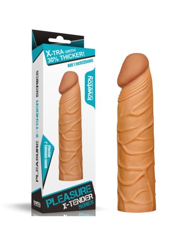 Funda para el Pene Pleasure X Tender Marron