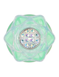 Gemoria Plug Anal Silicona Bola Interna Acero Brilla en la Oscuridad 2