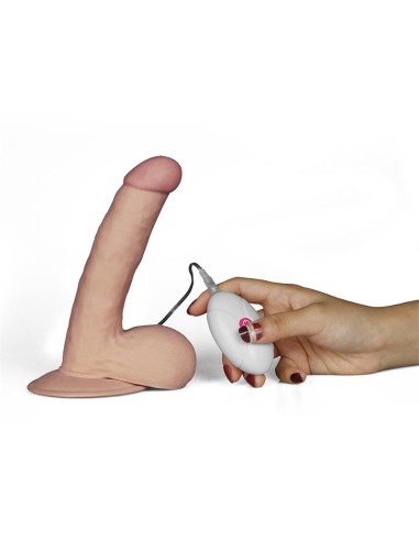 Dildo The Ultra Soft Dude con Vibracion 75 Natural