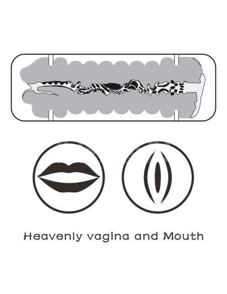 Masturbador Masculino Virgin skin Vagina y Boca