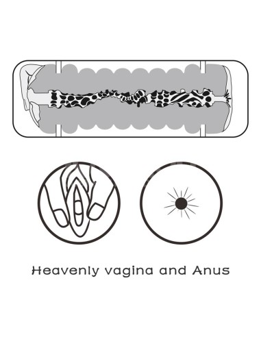 Masturbador Masculino Virgin skin Vagina y Ano