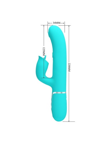 Gigi Vibrador con Licking y Thumping Turquesa