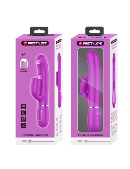 Gigi Vibrador con Licking y Thumping Fucsia