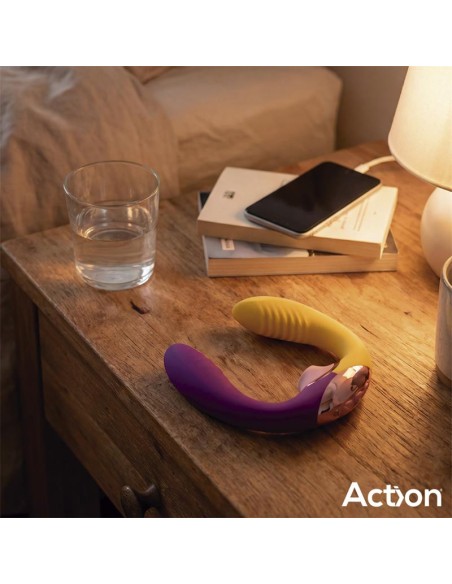 Two Lovers 3 in 1 Vibrador con Finger y Succion