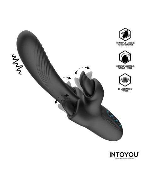 Triton Vibrador Triple Lengua