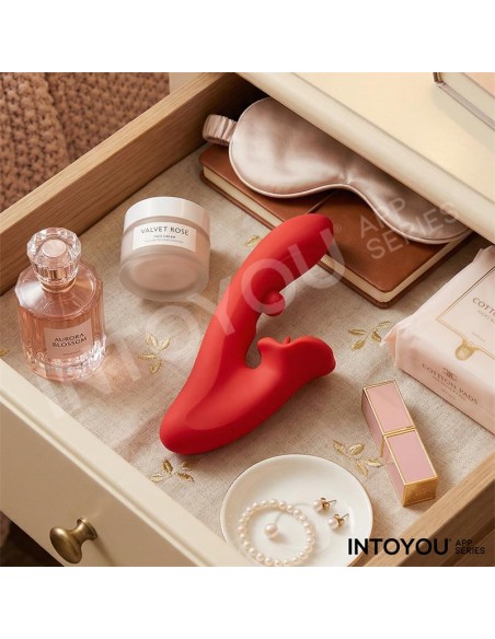 Franky Vibrador con Biting y Bola Rotativa con APP