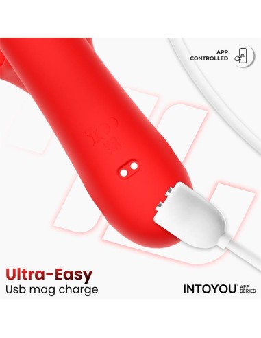 Franky Vibrador con Biting y Bola Rotativa con APP