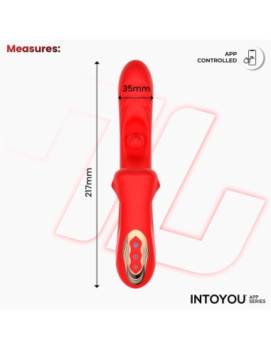Franky Vibrador con Biting y Bola Rotativa con APP