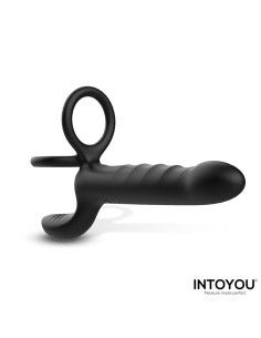 Magnor Dildo con Anillo Doble y Estimulador de Testiculos 2