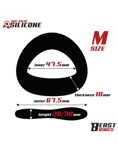 Anillo Silicona Solida 475 mm Talla M 2