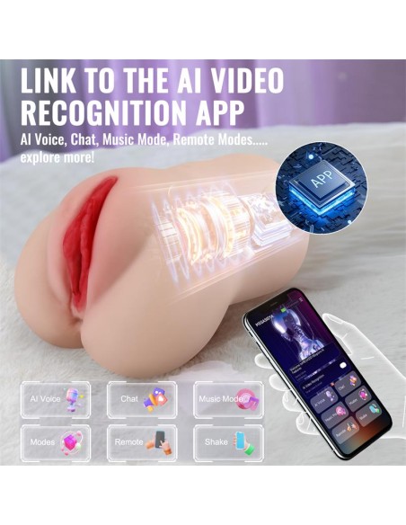 Eliza Vagina y Ano con Vibracion Thrusting y APP 183 kg