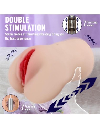 Eliza Vagina y Ano con Vibracion Thrusting y APP 183 kg