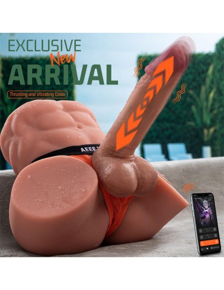 Gretel Semi Torso con Dildo Desmontable Thrusting y APP 6 kg