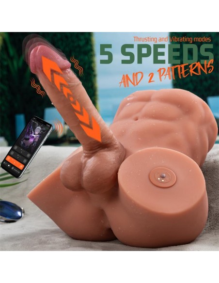 Gretel Semi Torso con Dildo Desmontable Thrusting y APP 6 kg