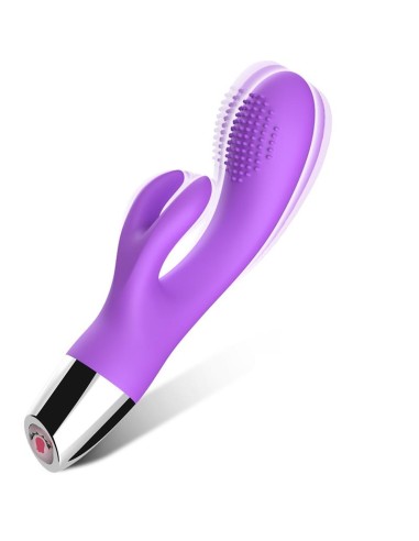 Vibrador Conejito Flexible Purpura