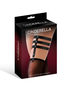 Liga con 3 Tiras Cuero Vegano Talla Unica 2