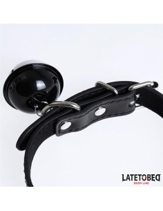 Collar con Cascabel Ajustable Negro 2