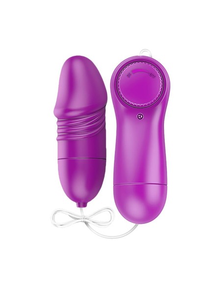 Laary Huevo Vibrador Multi Velocidad Control Remoto Purpur