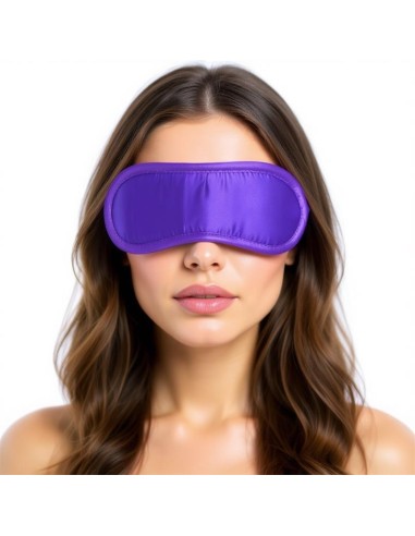 Antifaz de Saten Purpura