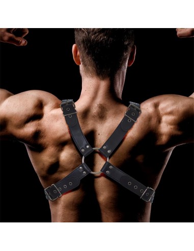 Darom Arnes Masculino para Bondage Cuero Vegano