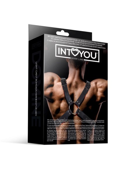 Darom Arnes Masculino para Bondage Cuero Vegano