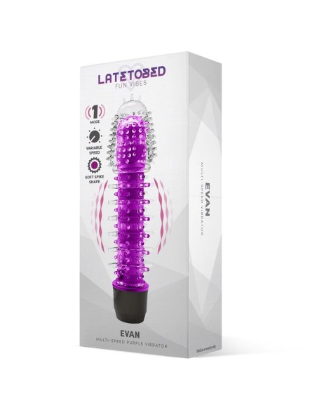 Evan Vibrador Multi Velocidad Purpura