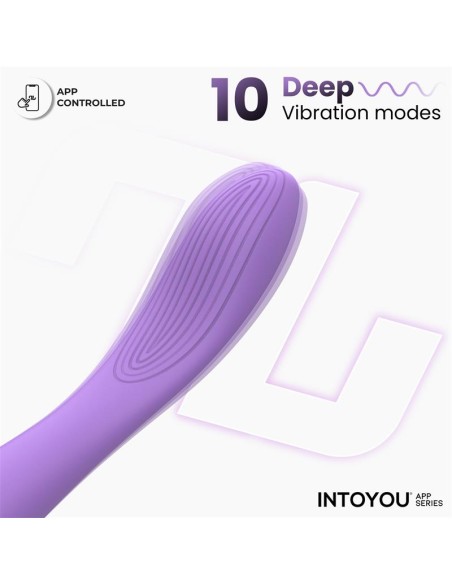Neya Vibrador Punto G con APP Purpura