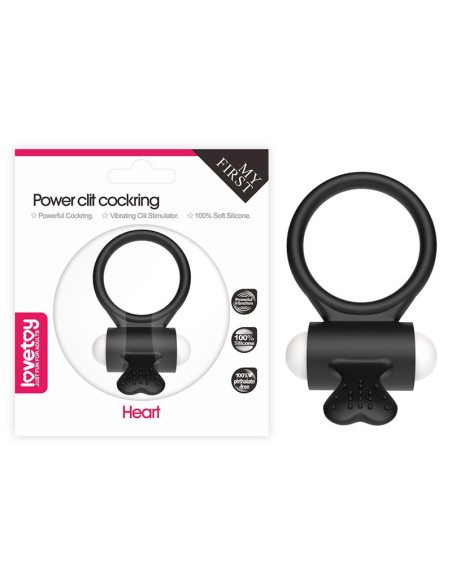 Anillo Vibrador Power Clit Negro