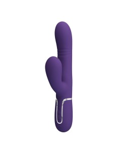 Mariana Vibrador 4 en 1 Silicona Morado
