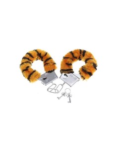 Esposas para Munecas Forradas de Peluche Tigre