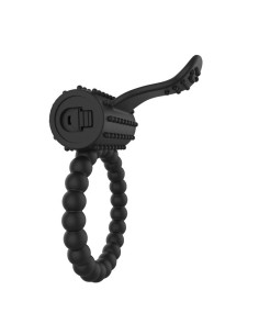 Anillo para el Pene con Vibracion Negro 2