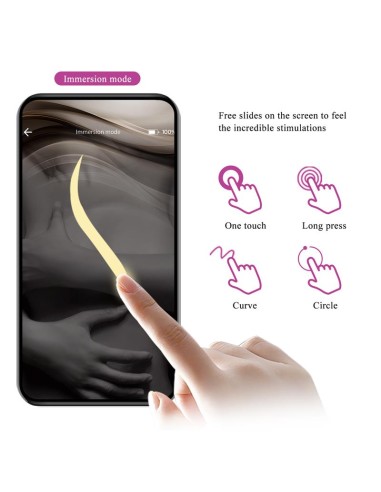 Ethan Vibrador con APP Purpura