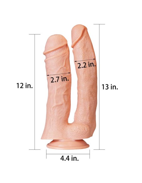 Dildo Doble King 12 Natural
