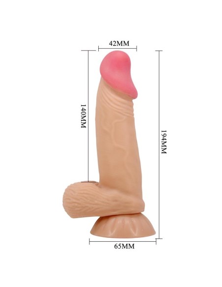 Dildo Realista con Piel Deslizante Retractil 194 cm