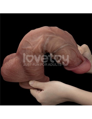 Dildo Dual Layered XXL 105 Negro