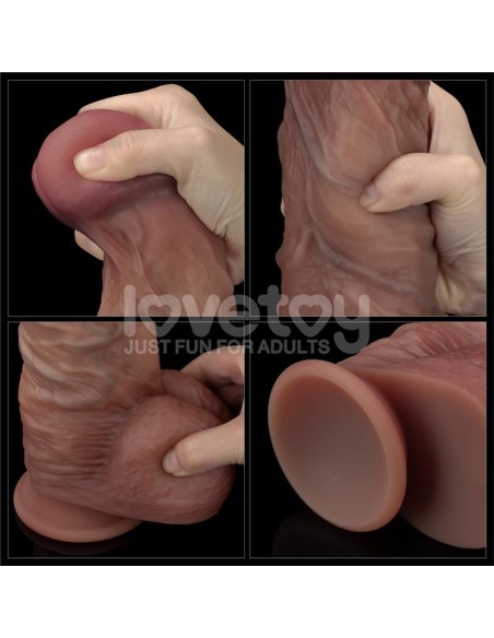 Dildo Dual Layered XXL 105 Negro