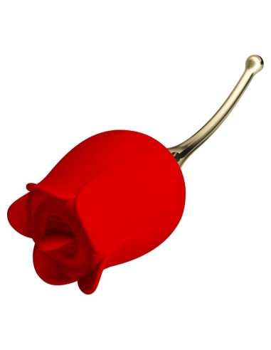 Rose Lover Estimulador con Vibracion y Licking
