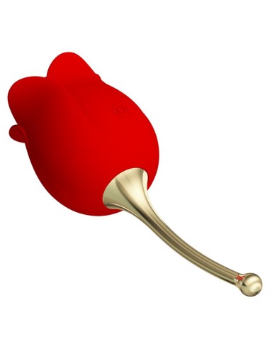 Rose Lover Estimulador con Vibracion y Licking