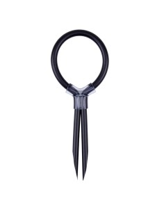 Anillo para el Pene Ajustable Stud Silicona Negro 2