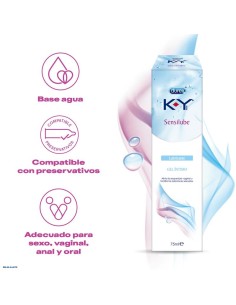 Lubricante Base Agua Duplo KY Sensilub 75ml 2