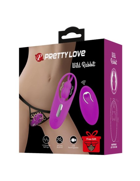 Wild Rabbit Estimulador para Braguita con Control Remoto