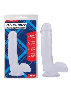 Dildo Hi Rubber 7 Transparente 2