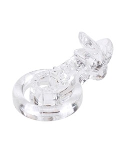 Anillo Vibrador para el Pene The Tongue Transparente 2