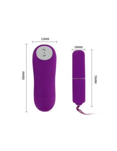 Bala Vibradora Magic X20 Purpura