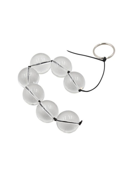 Cadena Anal con Bolas de Cristal 4 Tamanos