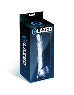 Dildo Realista con Testiculos Material Cristalino 155 cm 2